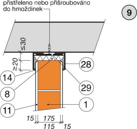 Připojení nad příčkou