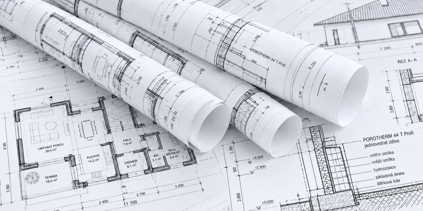Fotografie projektů (blueprint) pro e4 dům od wienerbergeru