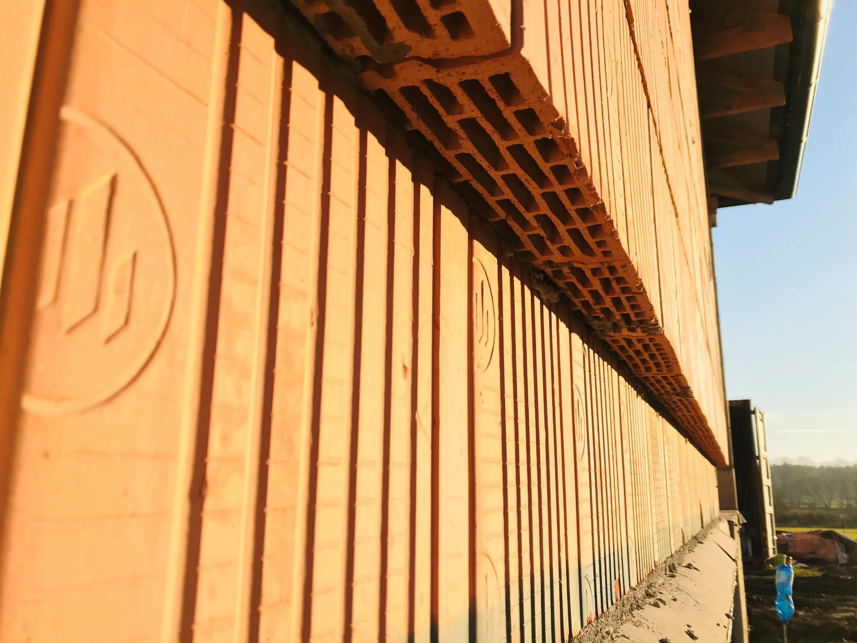 Soklové cihly - hrubá stavba | Použité cihly - Porotherm 38 TS Profi a Porotherm 44 EKO+ Profi